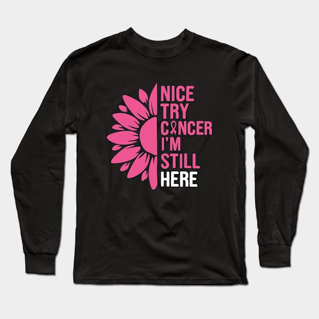 breast cancer awareness Long Sleeve T-Shirt by first12